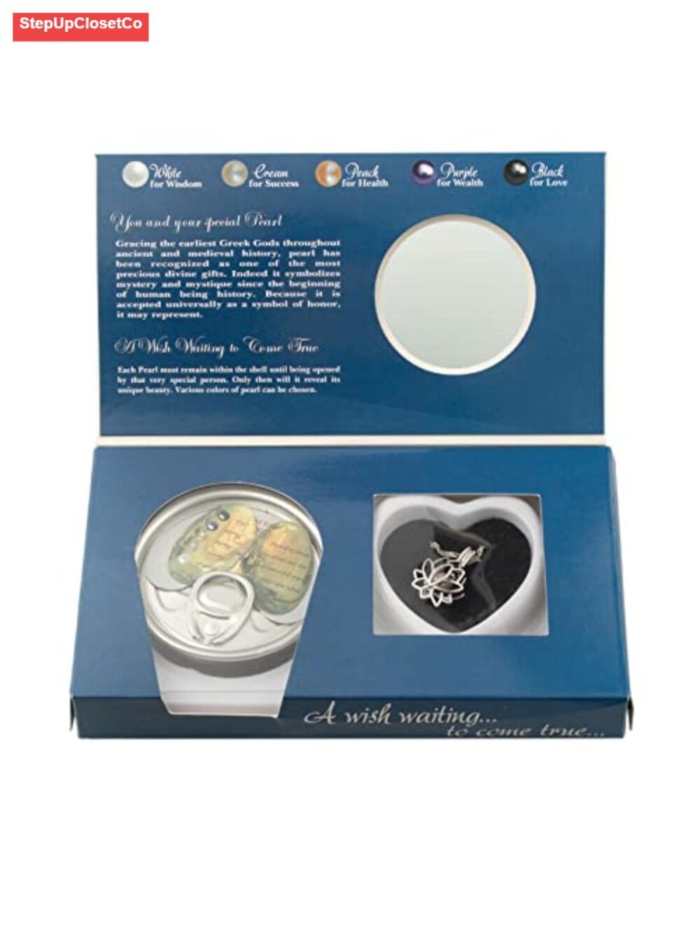 DIY Necklace Making Kit with Natural Cultured Pearl in Oyster, Gift for Her